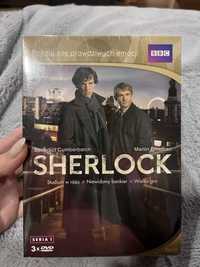 Sherlock seria 1 nowy w folii 3 dvd