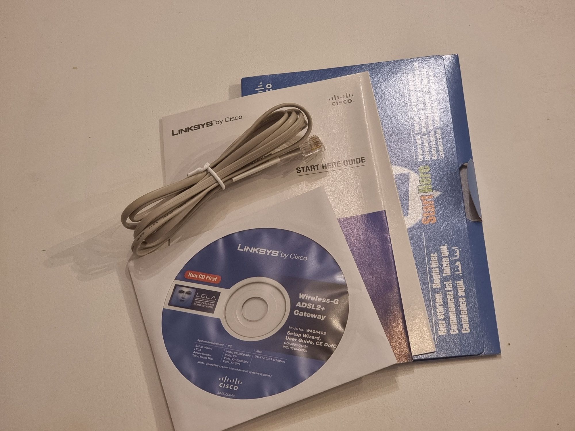 Modem / router LINKSYS ADSL2+ Wireless-G