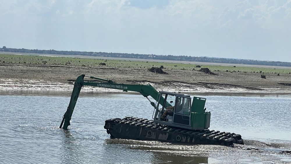 Оренда Плаваючого Екскаватора.Очищення водойм.Плавающий экскаватор