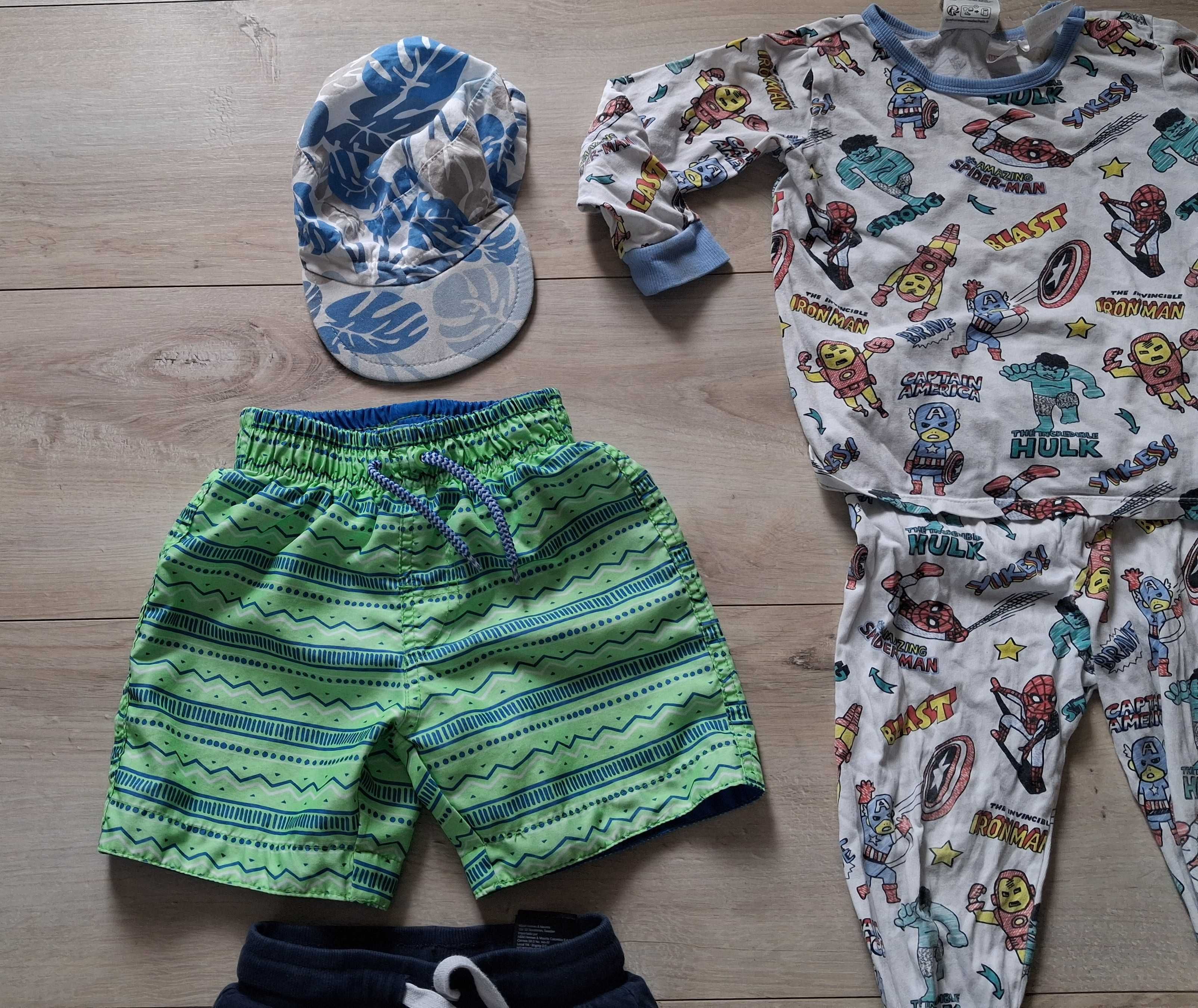 Piżama Piżamka H&M r. 92 + Gratisy Czapka Spodnie Spodenki Majteczki