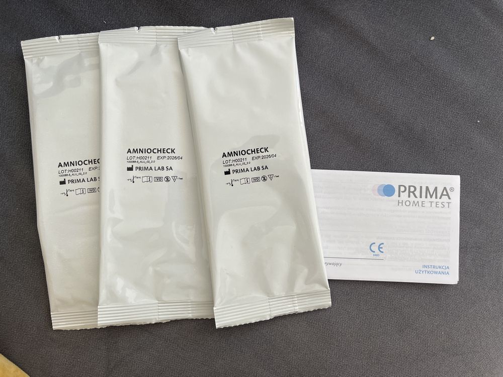 Amnio check test wykrywajacy wyciek wód płodowych wody plodowe