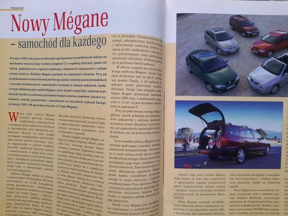 RENAULT Megane, Scenic, Kangoo, Avantime, Clio magazyn 1999