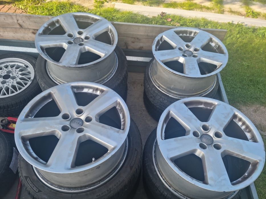 Felgi aluminiowe 18"  Audi "łopaty" 5x112