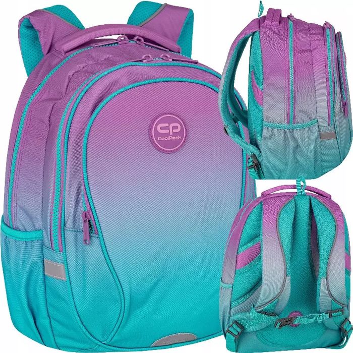 Plecak młodzieżowy Coolpack Factor X gradient blueberry. Patio