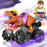 Zdalnie sterowany samochód Dinozaur napęd 4x4 światła odgłosy