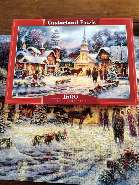 Puzzle 1500 Castorland kompletne sprzedam