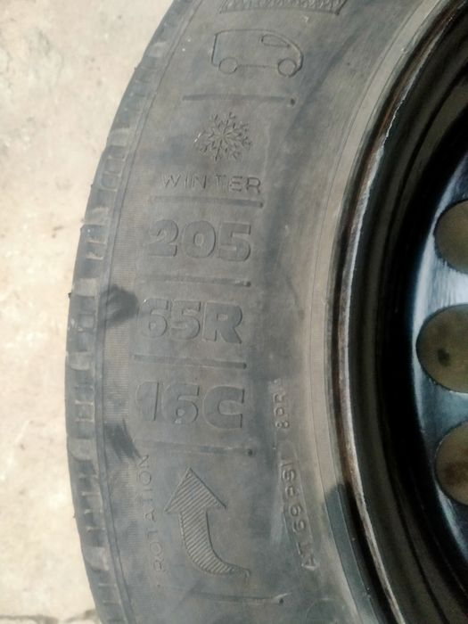 Колесо запаска Фольксваген R16/5/112, 205/65/16С