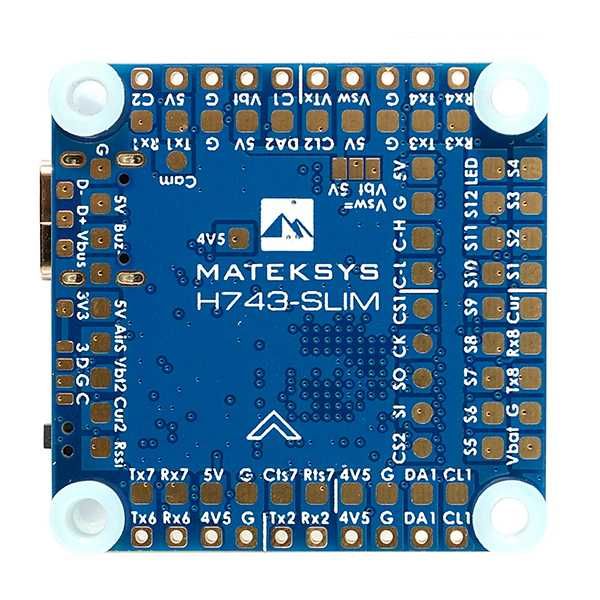 Контролер польоту Matek H743-SLIM V3 для мультикоптерів Ardupilot/Inav