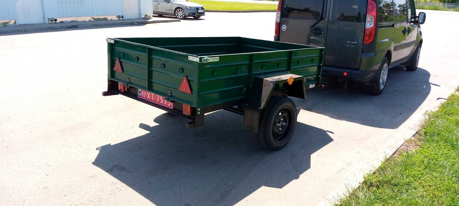 ПРИЦЕП причеп причіп посилений 2000/1300/430 Ціна заводу. Доставка