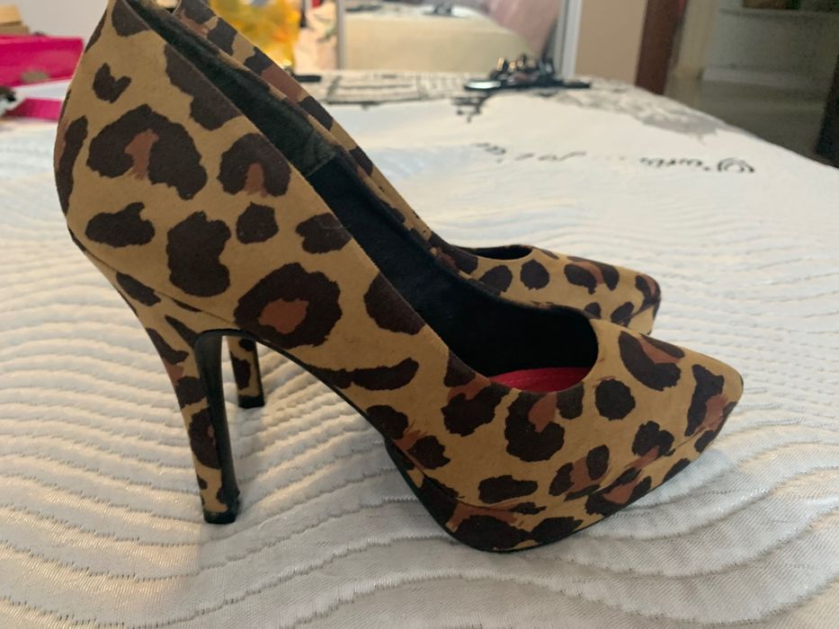 H&M szpilki w panterkę panterka jak nowe r. 38