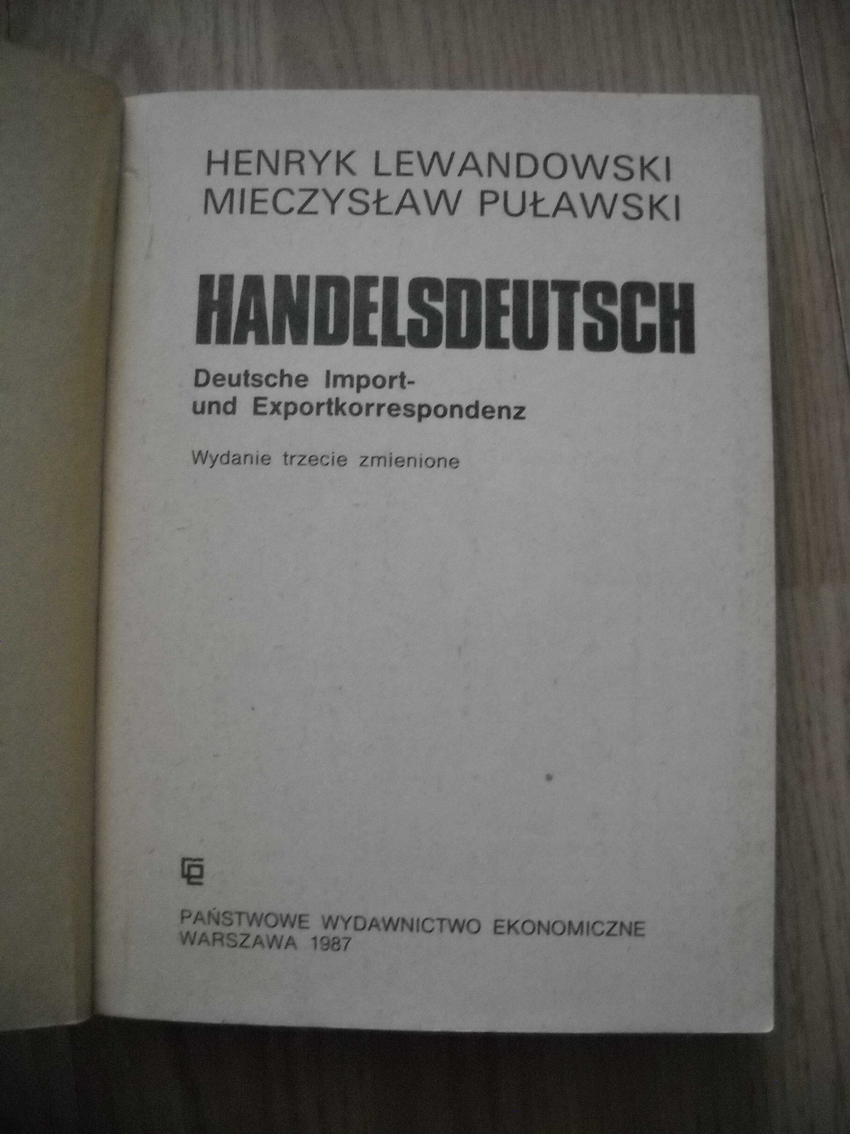 Handelsdeutsch H. Lewandowski, M. Puławski