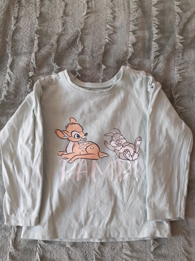 Bluzka dla dziewczynki z motywem Bambi