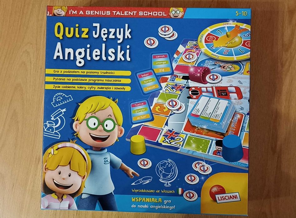 Gra edukacyjna - Quiz Mały Geniusz - Język angielski