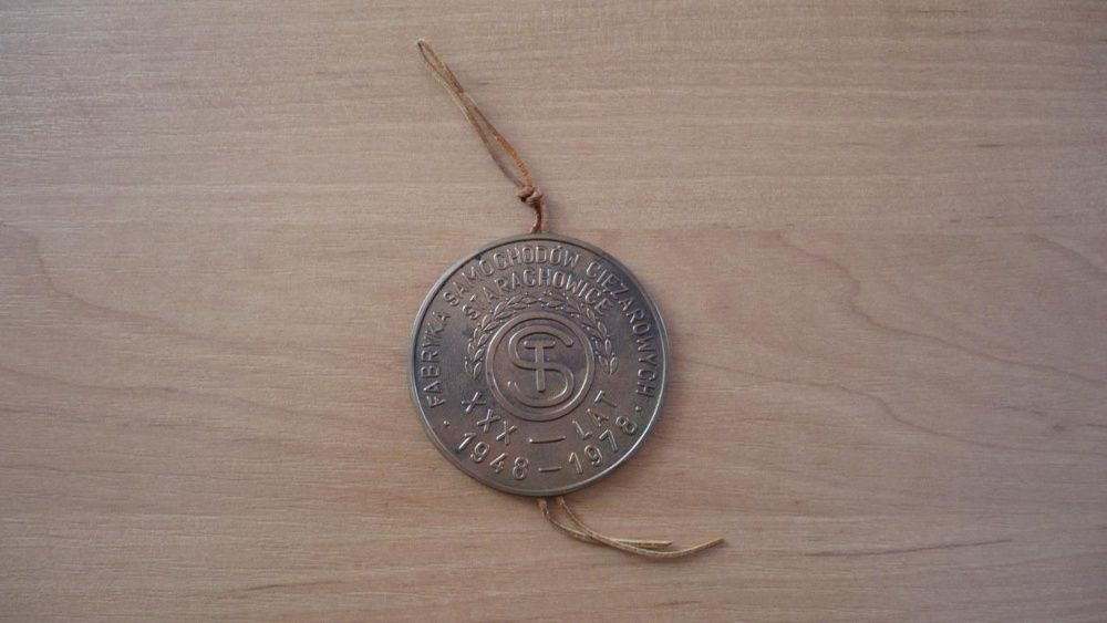 Kolekcjonerski medal FSC Star Starachowice XXX lat
