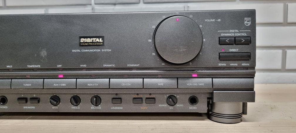 Wzmacniacz Digital PHILIPS DFA 297. Procesor dźwięku