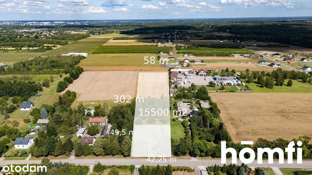 Duża działka w Kowali z warunkami zabudowy