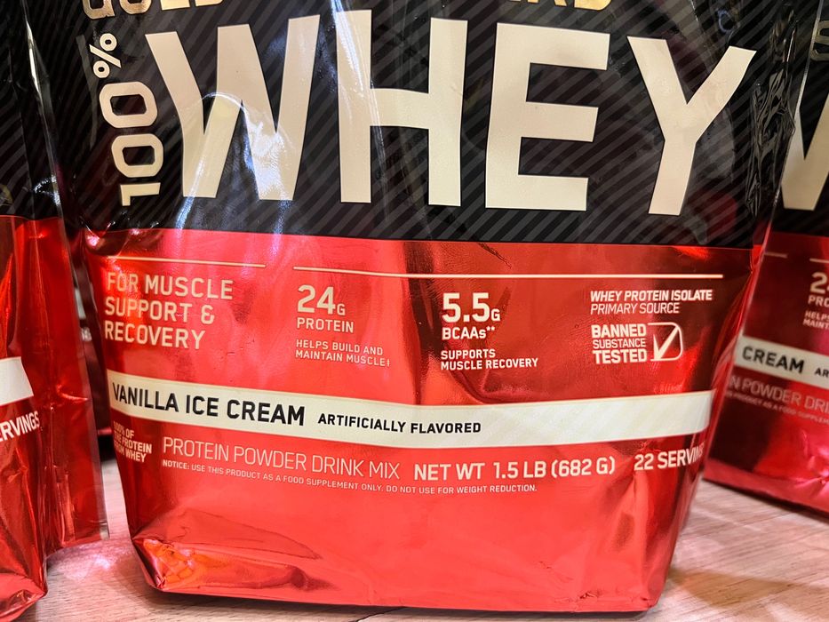 Optimum Nutrition Gold Standard 100% Whey ванільне морозиво, 692  грам