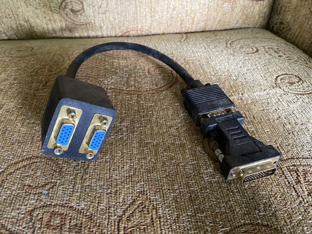 Adapter 1 VGA lub DVI na 2xVGA