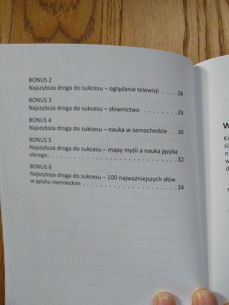 „Siano w głowie” oraz „Potęga języków obcych”. 2 książki.