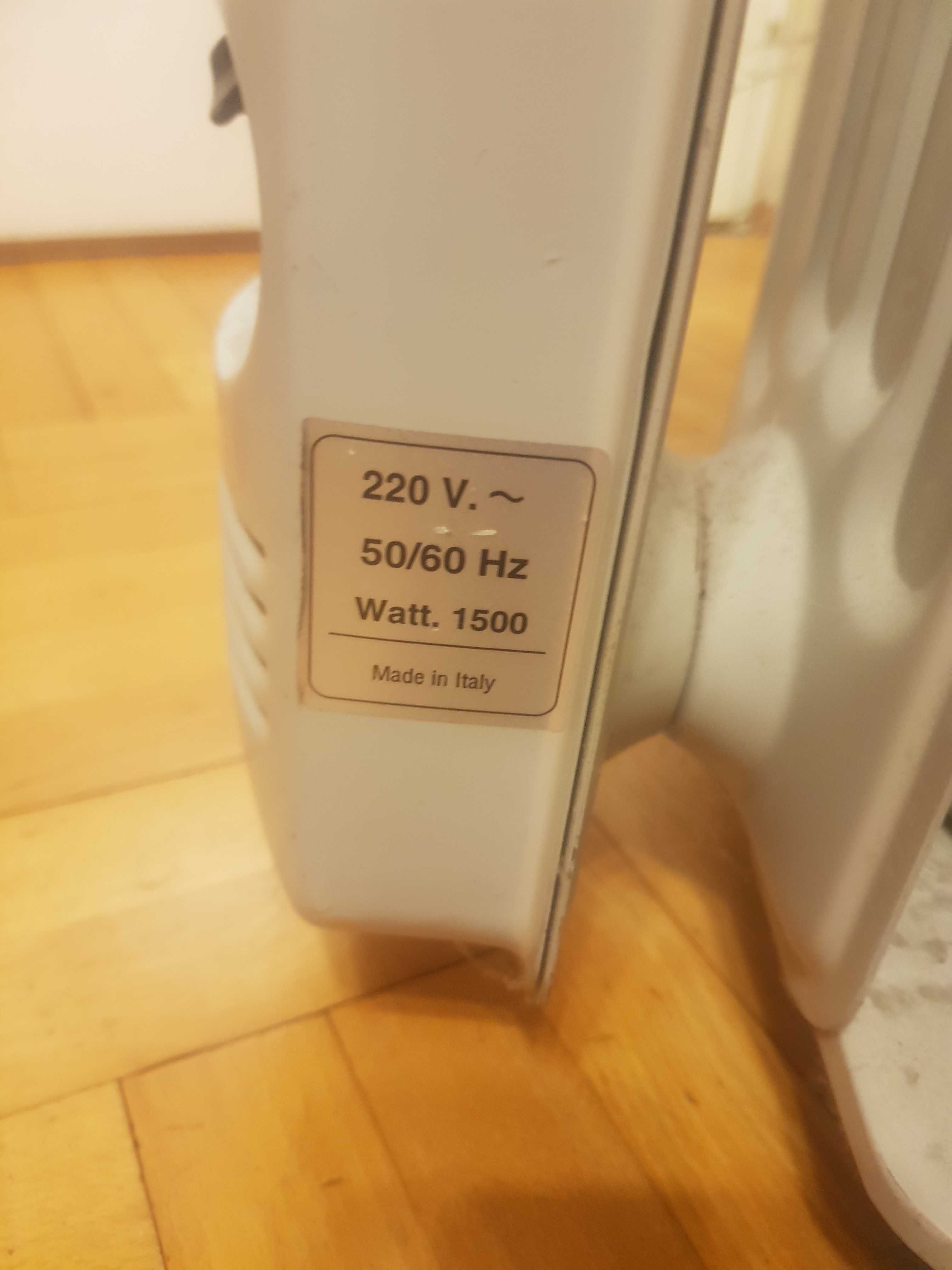 Grzejnik olejowy elektryczny 1500 W