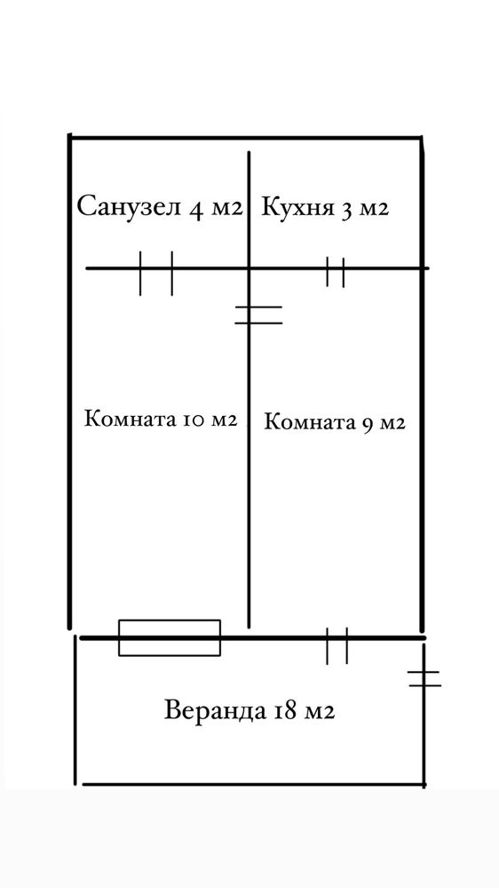Отдельная квартира со своим входом и палисадником, центр, Разумовская