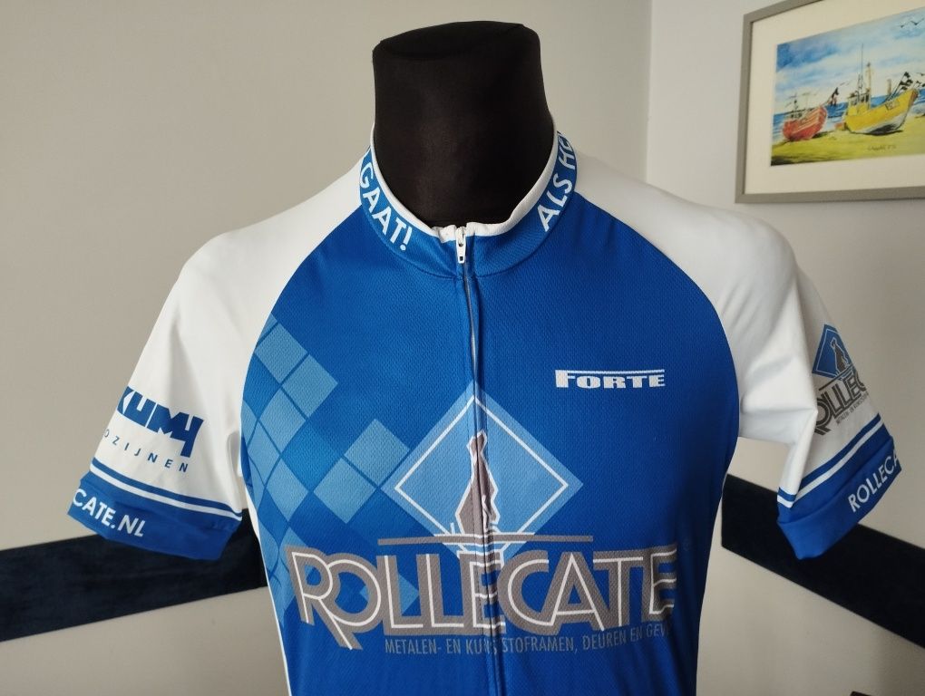 Koszulka kolarska Forte fajna na rower rowerowa
