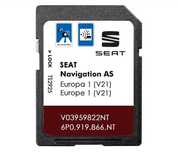 Cartão GPS SEAT MIB2 v21 2025 Leon Ibiza Toledo Ateca Arona Alhambra