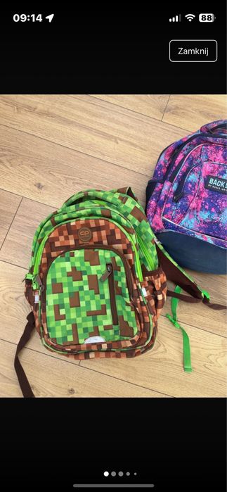 Plecak szkolny Minecraft