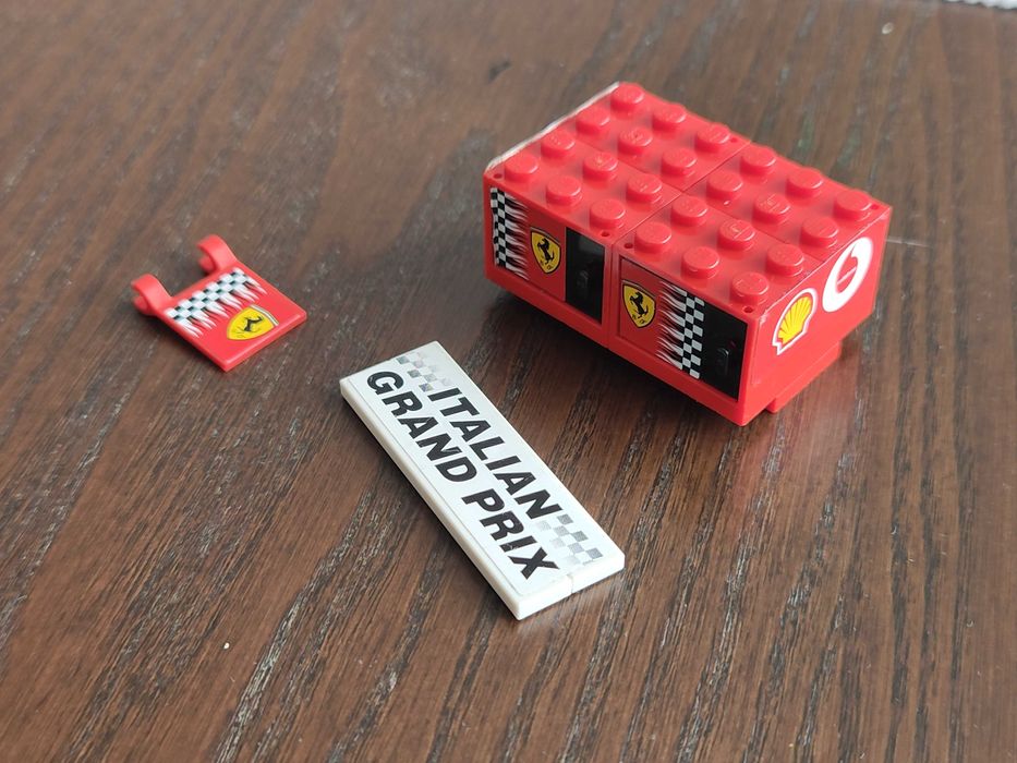 Klocki Lego, element BA109pb02R i BA109pb02L do zestawu 8672-1 z 2006