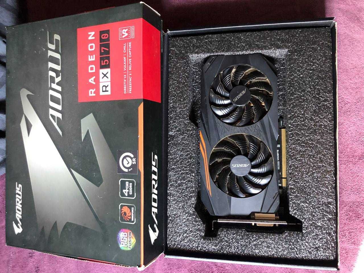 rx 570 4 gb - повністю працює без нарікань