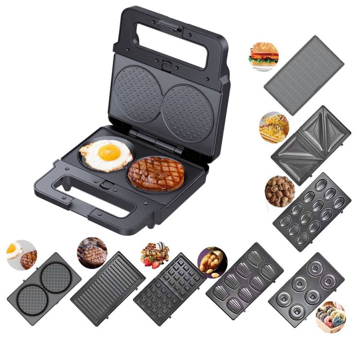 Мультимейкер Гриль 8в1 Zepline 808 2200WATT