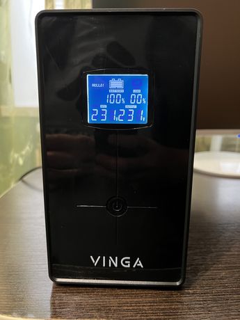 Источник бесперебойного питания Vinga LCD 1500VA metal case (VPC-1500M