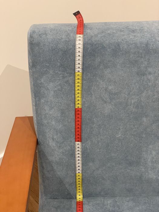 Cadeirao poltrona vinted azul