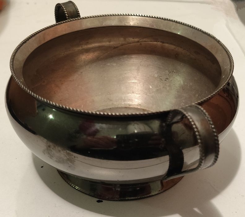 Посеребренная сахарница