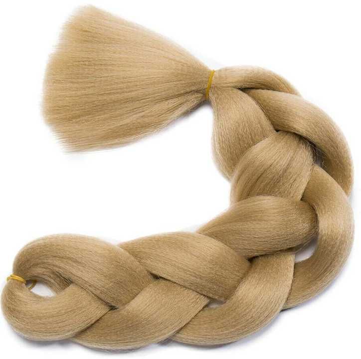 Włosy syntetyczne do warkoczy warkoczyki dredy pasemka blond