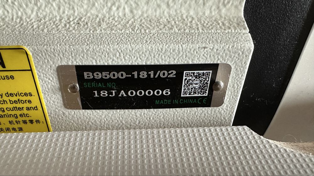 Owerlock jak NOWY Zoje b9500 - 181/02 4-nitkowy