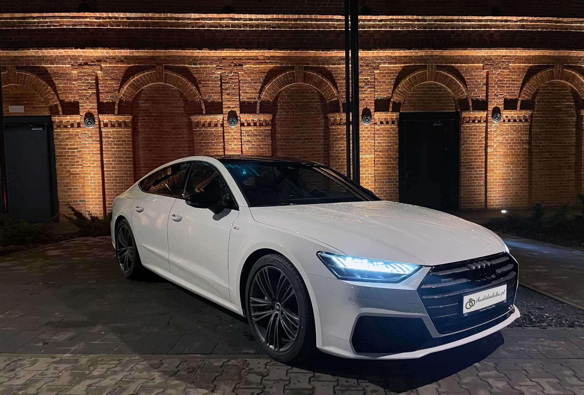 NAJNOWSZY MODEL AUDI A7 S LINE na wynajem do ślub samochód limuzyna