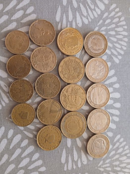 Moedas de 2€ para troca