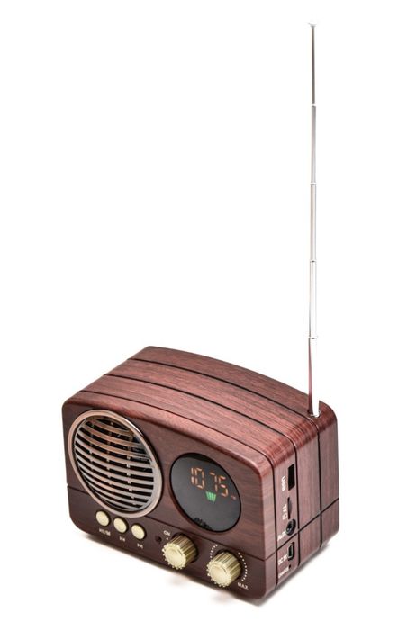 Radio Retro LCD USB Bluetooth Pendrive SD FM AUX