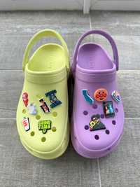 CROCS кроксы на платформе, размер W9 (39-40)