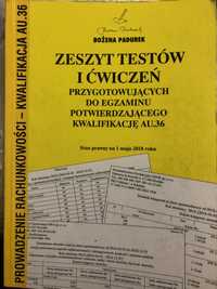 zeszyt ćwiczeń i testów przygotowujących do egzaminu AU.36