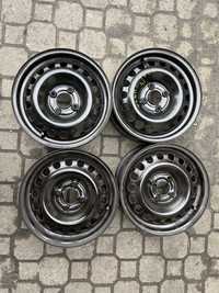 Felgi stalowe 14” 4x100 opel corsa adam komplet montaz