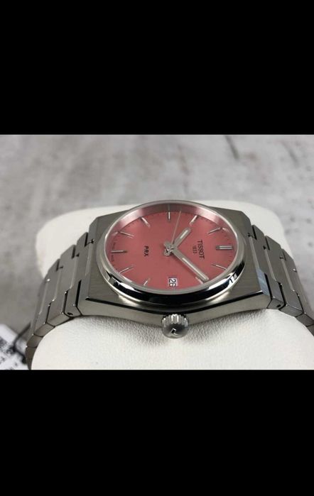 Tissot PRX 35mm łososiowy/różowy Nowy na gwarancji