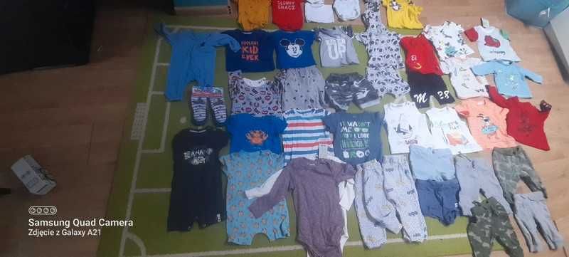 Paka ubran rozm 62-92 51 szt
