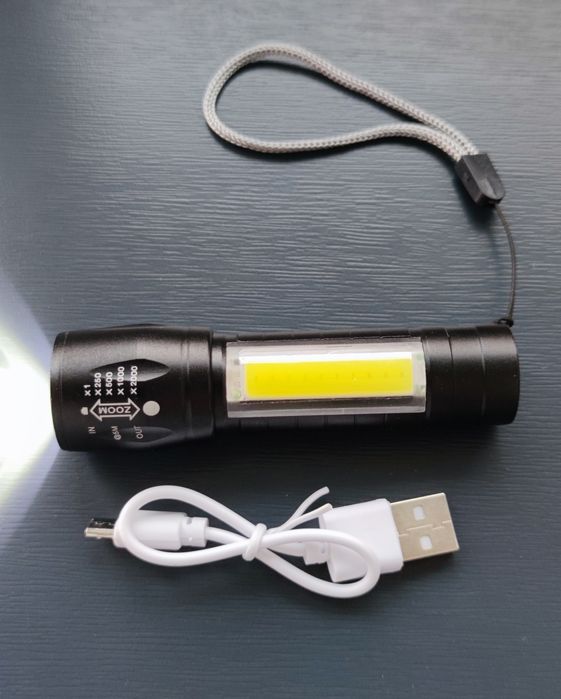 Ліхтарик акумуляторний світлодіодний