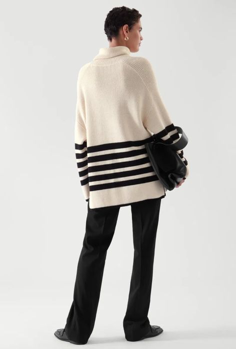 Cos  свитер оверсайз из смеси шерсти и хлопка