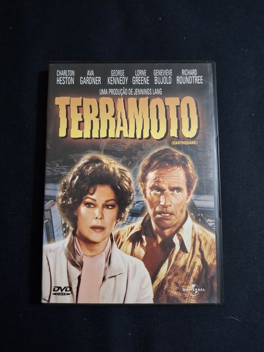 DVD Terramoto. Uma produção de Jennings Lang.