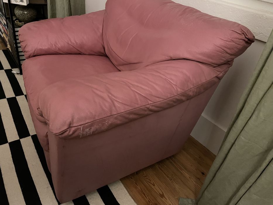 Sofa em pele vintage