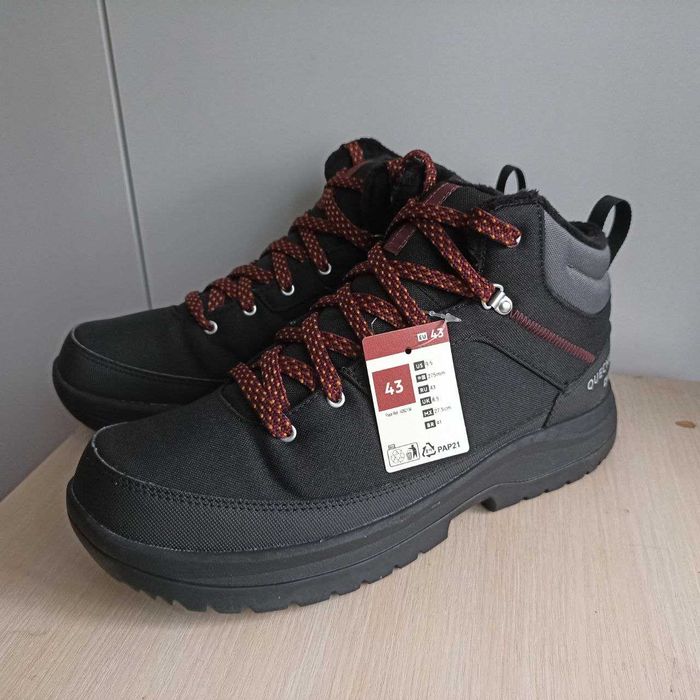 ЗИМА -20! Зимние мужские ботинки туристические утепленные 43 Quechua