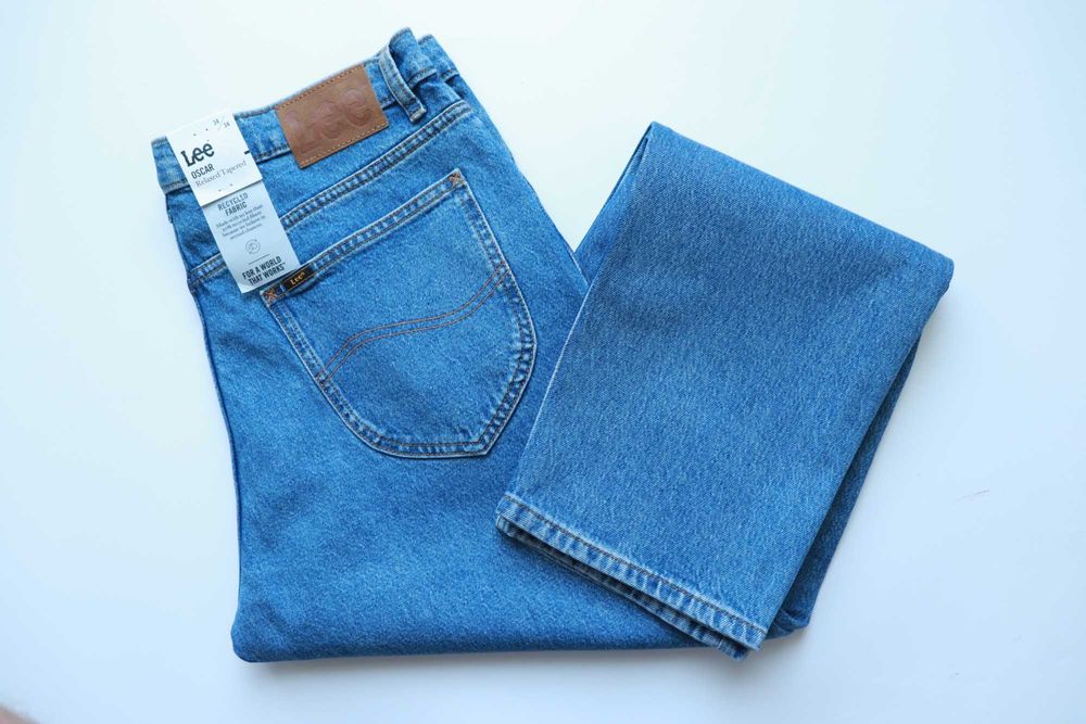 LEE OSCAR W34 L34 męskie spodnie jeansy relaxed tapered nowe okazja